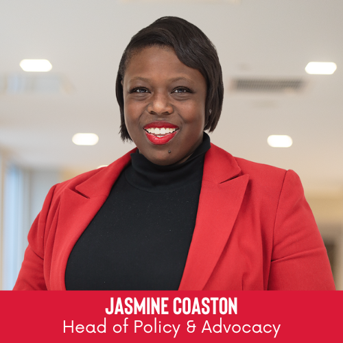 Jasmine Coaston Head of Policy & Advocacy w Title 500x500